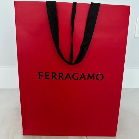Salvatore Ferragamo Tall Shopping Bag Shoebox and 2 New Dust Bags PRICED TO SELL - Picture 11 of 15